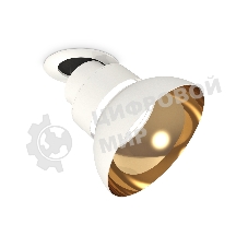 Светильник Ambrella Light XM8101601 SWH/PYG/CL белый песок/золото желтое полированное/прозрачный GX53