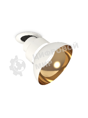 Светильник Ambrella Light XM8101601 SWH/PYG/CL белый песок/золото желтое полированное/прозрачный GX53
