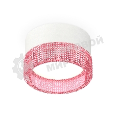 Светильник Ambrella Light XS8101032 SWH/PI белый песок/розовый GX53 (C8101, N8486)