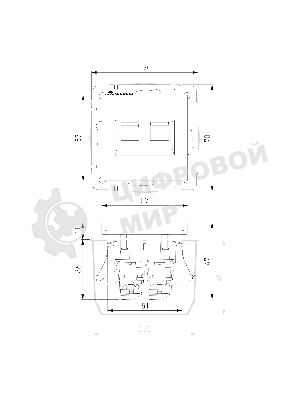 Розетка двойная Werkel Ethernet RJ-45 (серебряный) W1181106