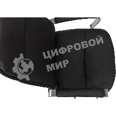 Кресло руководителя Бюрократ T-999SL черный Nappa 999 экокожа крестов. металл хром