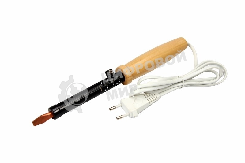 Паяльник Rexant ЭПСН 220В 80Вт дерев. ручка ПД