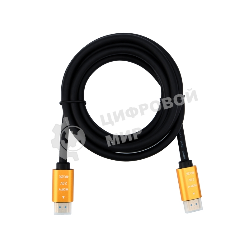 Кабель Rexant HDMI - HDMI 2.0, 2 м Gold