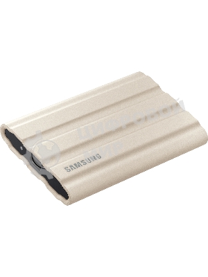 Внешний SSD Samsung T7 Shield, 2TB, USB 3.2 Gen 2 Type-C, R/W 1050/1000, бежевый
