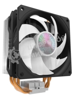 Кулер для процессора Cooler Master Hyper 212 ARGB черный, 120 мм, алюминий/медь, 1800 об/мин, 27 дБ, 4 pin, 150 Вт, 157 мм