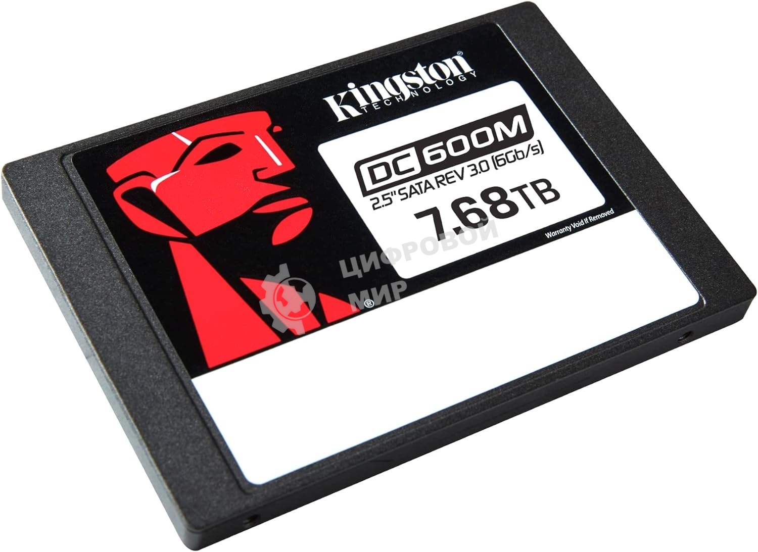 Накопитель SSD Kingston DC600M, 7680 Gb, SATA III, R/W 560/530 МБ/с