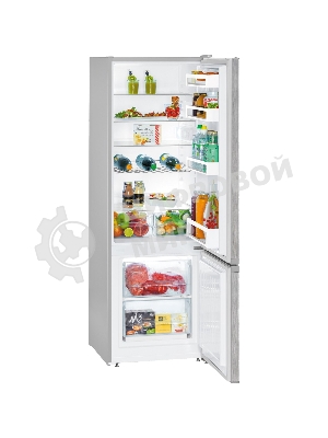 Холодильник Liebherr CUELE 2831-26 001 серебристый двухкамерный 212/53л морозилка снизу