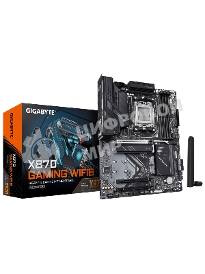 Материнская плата Gigabyte X870 GAMING WIFI6, AM5, AMD X870, 4xDDR5, 4xSATA, 3xM.2, 1xPCIe 5.0 x16, 2xPCIe 3.0 x1, 1xHDMI, 2xUSB-C (DisplayPort Alt Mode), 1x2.5Gb LAN, Wi-Fi 6, Bluetooth 5.3, 2xUSB-C 40Gbps, 1xUSB-A 10Gbps, 3xUSB-A 5Gbps, 4xUSB-A 2.0, 3x3.5 мм, 7.1, ATX