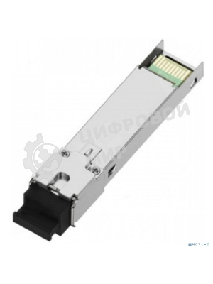 Оптический трансивер NTSS Модуль SFP, 1,25 Гбит/с, разъем SC, рабочая длина волны 1550/1310нм, SM, WDM, дальность до 3км, ОБ 6дБ, DDM NTSS-SFP-1.25G-53-3SD