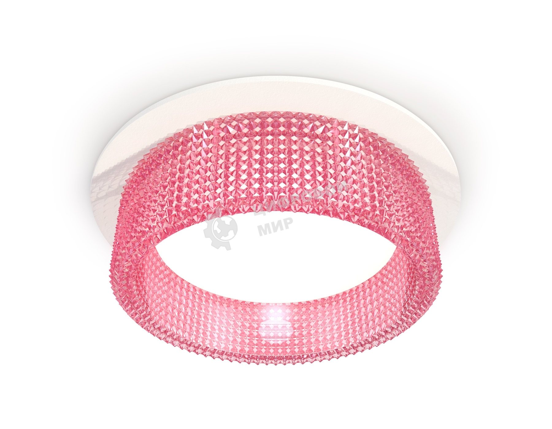 Комплект встраиваемого светильника Ambrella light XC8050032 SWH/PI белый песок/розовый GX53 (C8050, N8486)