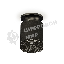 Светильник Ambrella Light XS7402064 SBK/PBK/BK черный песок/черный полированный/тонированный MR16 GU5.3 (N7926, C7402, N7192)
