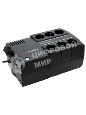 Источник бесперебойного питания CyberPower BS650E/650 ВА/390 Вт/8 х CEE 7 (евророзетка)