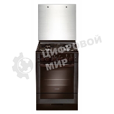 Плита газовая Gefest ПГ 6300-02 0047 коричневый, конфорок 4 шт, духовка 52 л, 60 см x 85 см x 60 см