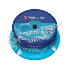 Диск CD-R Verbatim 700Mb 52x Cake Box (25шт) (43352)