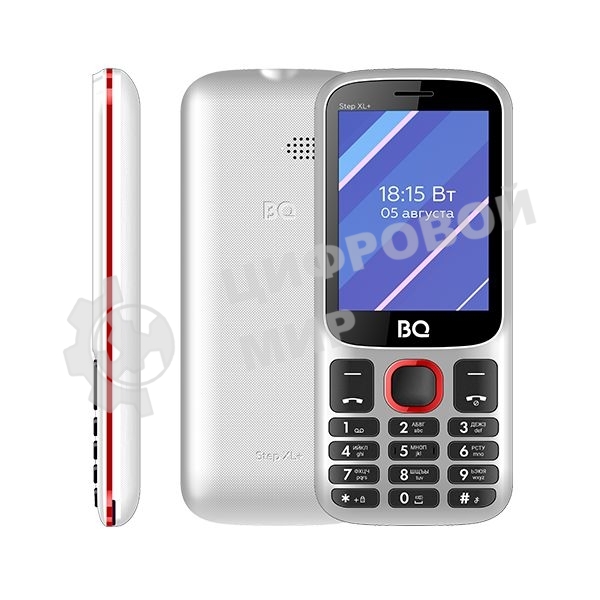 Мобильный телефон BQ 2820 Step XL+ белый/красный