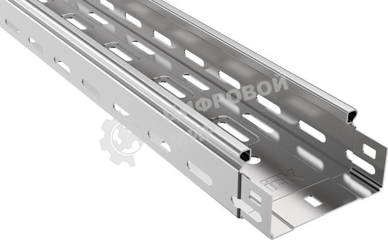 Лоток листовой перфорированный 100х50 L3000 сталь 0.7мм ИЭК CLP10-050-100-3