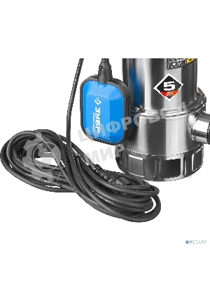 Насос ЗУБР НПГ-Т3-750-С профессионал т3 погружной дренажный для грязной воды d частиц до 35мм 750В