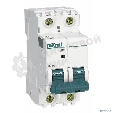 Выключатель автоматический модульный DEKraft 2п C 10А 4.5кА ВА-101 11065DEK