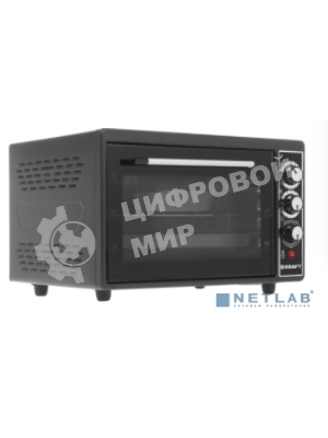 Мини-печь Kraft KF-MO3804RKBL черный Мощность 1500(Вт),Объем 38(Л)