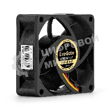 Вентилятор для корпуса ExeGate ExtraSilent ES07025S3P черный, 70 мм, 2300 об/мин, 25 дБ, 3 pin