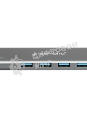 USB-концентратор Gembird UHB-U3P7-02, USB Type-C 3.1, 7хUSB, USB Type-C
