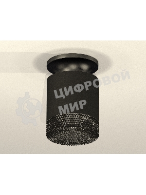 Светильник Ambrella Light XS7402064  SBK/PBK/BK черный песок/черный полированный/тонированный MR16 GU5.3 (N7926, C7402, N7192)
