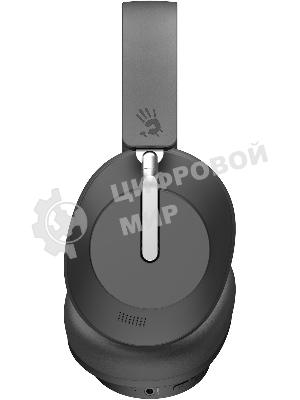 Беспроводные/проводные наушники A4Tech Bloody MH390 черный, накладные, Bluetooth + проводной