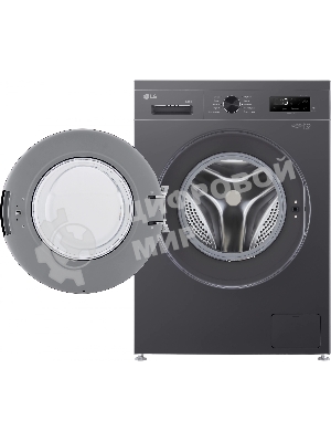 Стиральная машина LG F2Y1WS6J темно-серый, загрузка фронтальная 6,5 кг, 1200 об/мин., класс: A