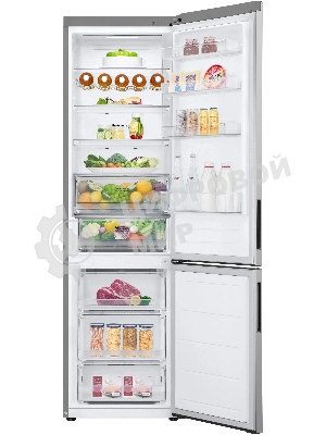 Холодильник LG GC-B509ANMW 2-хкамерн. серый инвертер