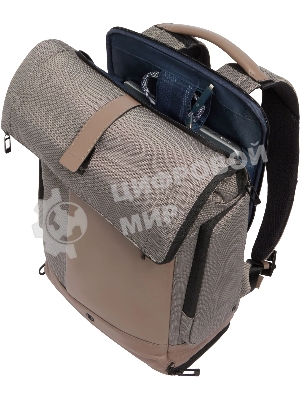 Рюкзак Piquadro Sync CA7190W145/SA роллтоп песочный/серый натур.кожа/нейлон