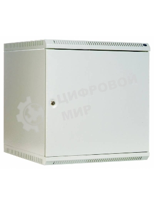 Шкаф настенный ЦМО ШРН-Э-12.500.1 12U 600x520 мм пер. дв. стал. лист несъемные бок. пан. серый