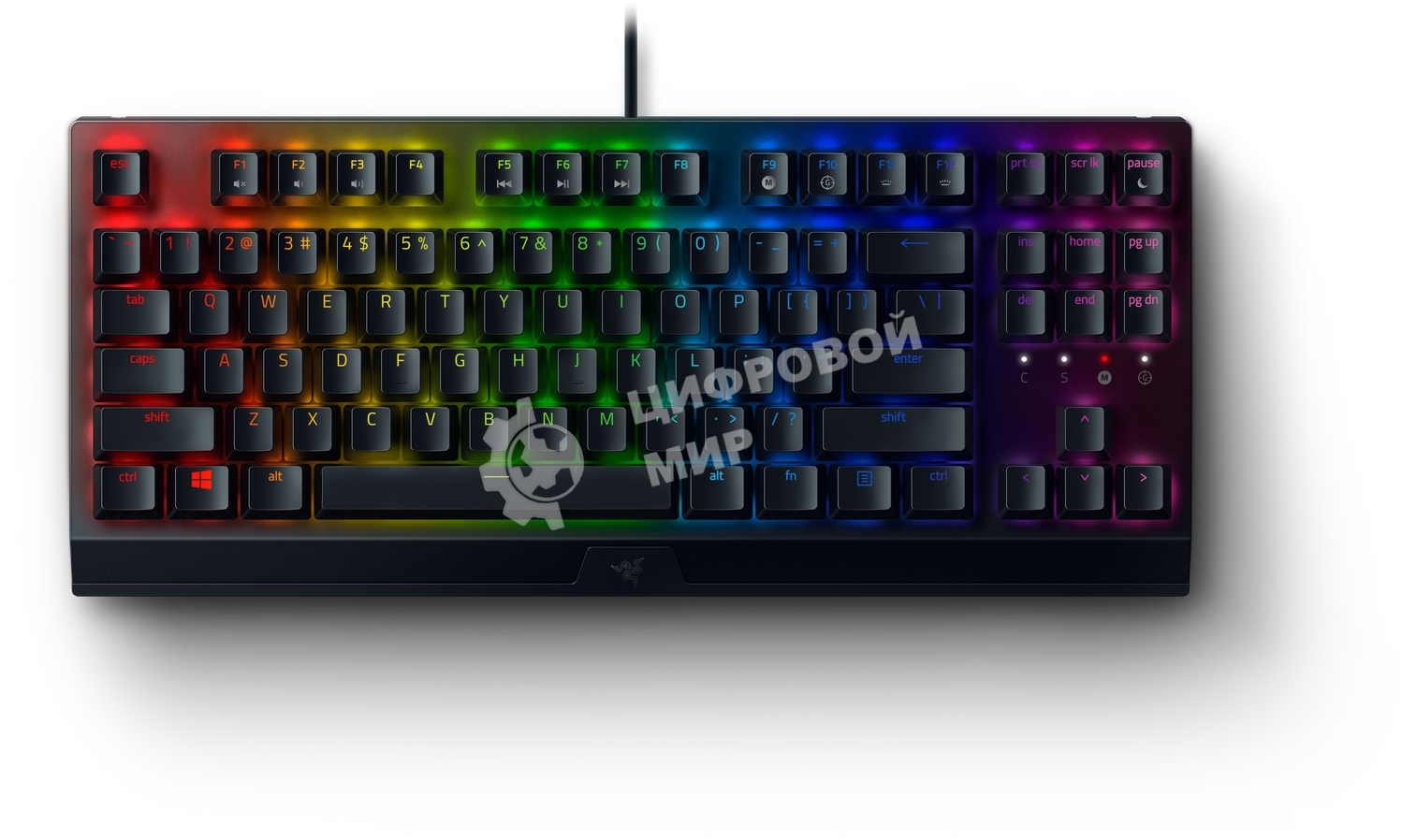 Клавиатура Razer BlackWidow V3 Tenkeyless проводная, USB, чёрный