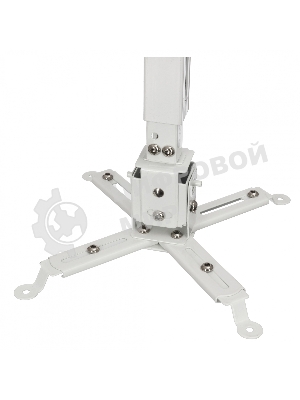 Кронштейн для проектора Buro PR04-W белый макс.20кг потолочный поворот и наклон