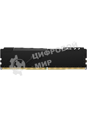 Оперативная память Kingston Fury Beast, DDR4, 16GB (1x16GB), 3200MHz, CL16, DIMM, с радиатором, черный