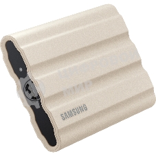Внешний SSD Samsung T7 Shield, 2TB, USB 3.2 Gen 2 Type-C, R/W 1050/1000, бежевый