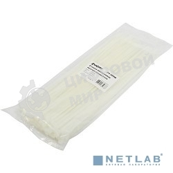 Стяжка нейлоновая Exegate EX253855RUS неоткрывающаяся CV-300W, 300 мм, упак. 100 шт белый