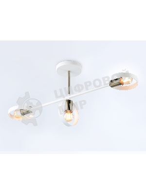 Светильник Ambrella light TR8228/3 WH/SB белый/бронза E27/3 max 40W 660*165*300