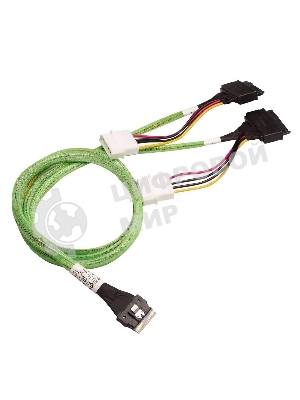Кабель ACD-60005-ZC Slimline SASx8 (SFF8654) -to- 2x U.2 Direct, 1M, (аналог Broadcom 05-60005-00) 80