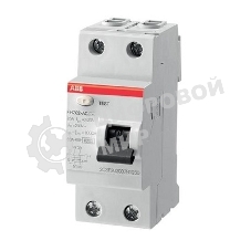 Выключатель автоматический дифференциального тока ABB 2CSF202004R1250 2мод. FH202 AC-25/0,03