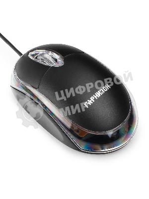 Мышь проводная Гарнизон GM-100 черный, 1000 dpi, USB, кнопки - 3