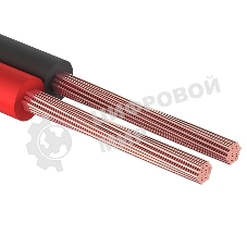 Кабель акустический Rexant 2х1,00 мм², красно-черный, бухта 100 м