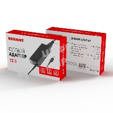 Источник питания Rexant 110-220 V AC/12 V DC 9 А 100 W с DC разъемом подключения 5.5х2.1, без влагозащиты (IP23)