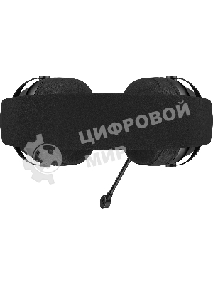 Гарнитура Acer AHW122 чёрный, проводная, USB, подсветка