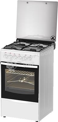 Плита комбинированная Darina 1B KM 441 306 W белый/черный, конфорок 4 шт, духовка 50 л, 50 см x 85 см x 53 см