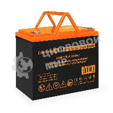 Аккумуляторная батарея ExeGate EX285654RUS HRL 12-80 (12V 80Ah, под болт М6)