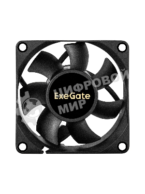 Вентилятор для корпуса ExeGate ExtraSilent ES07025S3P черный, 70 мм, 2300 об/мин, 25 дБ, 3 pin