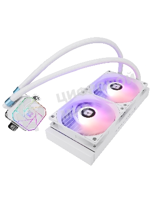 Водяное охлаждение для процессора Thermalright Aqua Elite 240 White ARGB V3 (240мм, White, ARGB/ Fans: 2x120мм, 66.17CFM, 25.6dBA, 1500RPM/ Pump height 53mm, 23dBA, 3300RPM, Rad thickness 27mm/ S: 1200, 1700, 1851, 2011, 2066, 115X, AM4, AM5)