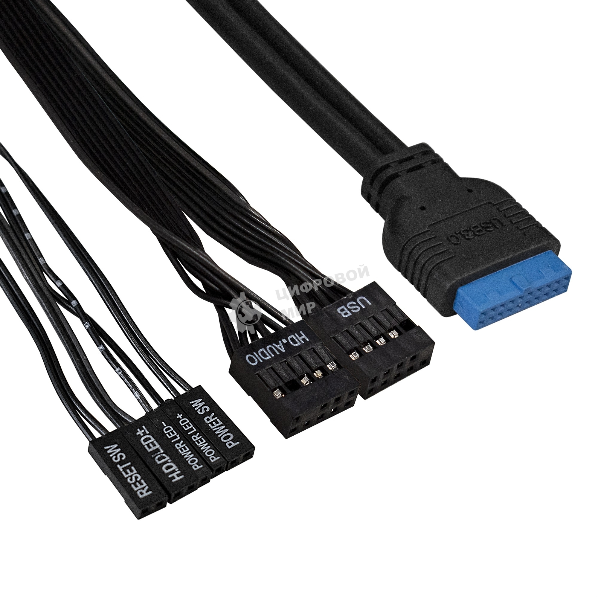 Компьютерный корпус Miditower ExeGate CP-603-UNS350 (ATX, БП UNS350 с вент. 12см, 2хUSB, аудио, черный)