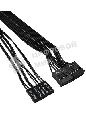 Компьютерный корпус Minitower ExeGate BAA-105-01-UNS350 (mATX, БП UNS350 с вент. 12см, 2*USB, аудио, черный)