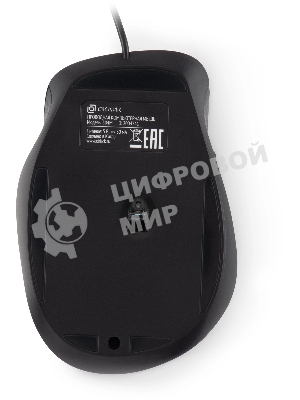 Мышь проводная Oklick 504M черный/серый, 3600 dpi, USB, кнопки - 6